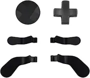 6Pcs One Elite Metal Paddles D-Pad Replacement for Xbox One Elite Series 2, Stainless Steel Paddles for Xbox One Elite Series 2 Core , Interchangeable Paddles D-Pad for Xbox One Elite Series 1(Black)