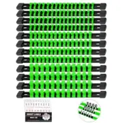 Socket Organizer Holder Tool Box: 12-Piece Socket Holders 1/4 X 64 12Pcs Green