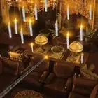 Flameless Floating LED Candles Light Halloween Light Party Decoration