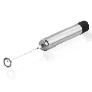 Silver Stainless Steel Milk Frother Coffee Mixer Wand (FRS1020B)
