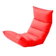 SOGA Zero Gravity Multi-Fold Foldable Meditation Recliner Floor Chair Red