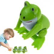 2PCS Wind up Frog Toy Cute Clockwork Jumping Frog Toys Kids Gift Toy