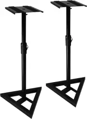 Studio Monitor Stands with Four Locking Height Adjustment Positions up to 42.5 I