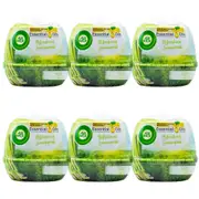 6PK Airwick Essential Oils Scented Gel 180G Air Freshner Refreshing Lemongrass