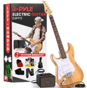 Full Size Left Handed Electric Guitar Kit with 5W Amplifier, Gig Bag, Picks, Spa