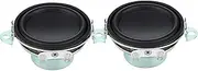 TBKBZTLALX 1.5 INCH 40MM Audio Speaker 4 Ohm 4W Full Range Neodymium Mini Speakers Repair DIY 2PCS Bookshelf Speaker