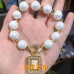 🔥現貨🔥 珍珠 鋯石 聖物手鍊 手環 單掛 泰國聖物 佛牌 手鏈 掛鏈 掛鍊 水晶