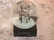 Snow globe of Biei aoiike Hokkaido japan beautiful