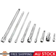 9 pcs Wobble Extension Bar Set 1/4" 3/8" 1/2" Drive Wobble Socket Bars Kit 1