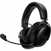 HyperX Cloud III Wireless On-ear, Over-the-ear Stereo Gaming Headset - Black - Binaural - Circumaural - 2000 cm - 64 Ohm - 10 Hz to 21 kHz - Electret