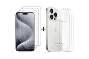 3 Set Soft PET Film Screen Protector for Apple iPhone 15 PRO MAX Front and Back