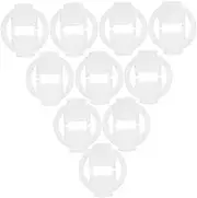 DINHEAROM Outdoor Cable Clips Holder 100pcs String Light Clamps Wire Clips for Outdoor Lights Fast Installation Design