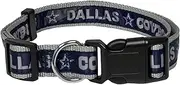 NFL PET Collar Dallas Cowboys Dog Collar, Medium Football Team Collar for Dogs & Cats. A Shiny & Colorful Cat Collar & Dog Collar Licensed by The NFL