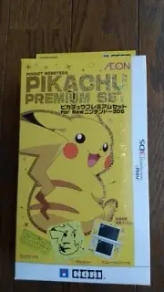 Pikachu Premium Set for New Nintendo 3DS NEW TPU Cover Decoration stickers