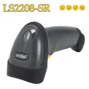 Zebra Symbol LS2208-SR20007R-NA Handheld Laser Corded Barcode Scanner Stand Kit