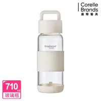 在飛比找momo購物網優惠-【CorelleBrands 康寧餐具】晶透隨身手提耐熱玻璃