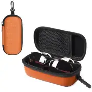 Double Eyeglasses Case with Adjustable Slots, EVA Hard-shell Travel Dual Glas...