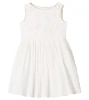 [Bonpoint] Bonpoint Alina floral cotton poplin dress Y 14 white
