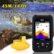 Sonar Fish Finder Wide Angle Boat Fishing Depth Transducer Plotter bkkh