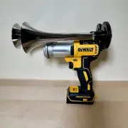 Dewalt Impact Drill Train Horn 20v - Double Trumpet - Compressor Driven Loud