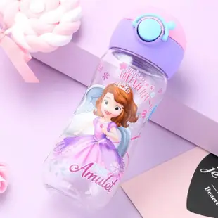 【Disney 迪士尼】可愛萌趣造型便攜式防摔直飲/吸管水壺400ml-不含雙酚A 5款可選(兒童水壺)