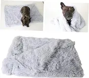 iplusmile Plush Mat for Breathable and Comfortable Bed for Cats Dogs Double Layer Design Prevents Chilling Portable for Home Car Travel