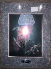 Star Wars ChromArt Poster Print Collector X-Wing Limited Edition 1994 - Rare COA
