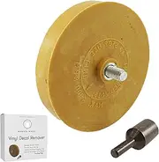 Decal Remover Eraser Wheel. Remove Car Decals, Vinyl & Stickers in Minutes with The 4" Wonder Wheel Toolkit - Arbor Supplied