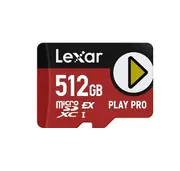 Lexar PLAY PRO 512GB MicroSDXC Express Card [LMSXPS0512G-BNNNG]