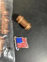 QTY 10 - 1/2" NO STOP COUPLINGS PROPRESS NIBCO COPPER PRESS VIEGA *MADE IN USA*