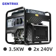 GENTRAX 3.5KW Inverter Generator 12H Runtime at 50% Load