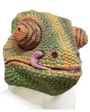 Chameleon Full Face Lizard Costume Mask