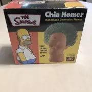 Simpsons Homer Simpson Chia Pet Handmade Collectible Planter Factory Sealed New