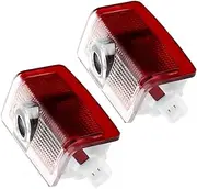XTevu - Car Door LED Courtesy Light Projector Welcome Light Compatible with Mercedes Benz, Set of 2 Door Logo Lights