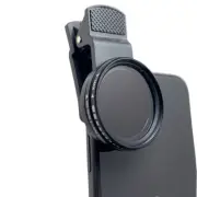 37mm Cellphone Camera Lens Variable ND filter Neutral Density ND2-ND400 Clip-On