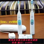 飛利浦電動牙刷 電動洗牙器HX65116530聲波牙刷 超聲波電動牙刷頭手柄HX6240HX6250 洗牙機