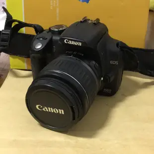 日本 canon 佳能 單眼相機 eos 350D 二手 付電池充電器背帶