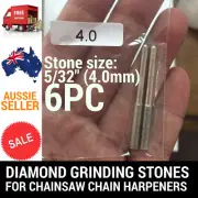 6 X 5/32 DIAMOND GRINDING STONES FOR CHAINSAW CHAIN SHARPENER OREGON STIHL ETC