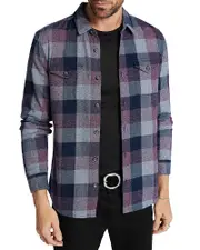 John Varvatos Dale Yarn Dyed Regular Fit Button Down Shirt