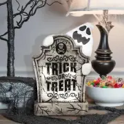 Ashland 14" Animated Gravestone Tombstone Ghost Pops Up and Lights Up New