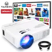 VANKYO Leisure 3 Mini 1080P Projector Video Movie Home Theater Cinema HDMI USB
