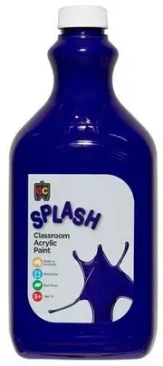 EC SPLASH CLASSROOM ACRYLIC PAINT Non-Toxic 2L Purple Blast (Purple)