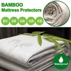 BAMBOO 100% WATERPROOF MATRESS MATTRESS PROTECTOR SOFT FITTED BED COVER COOLING