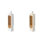 Portable Tower Fan Quiet Bladeless Fan Rechargeable Standing Fan for Home(White)