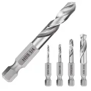 1/4 Hex Shank Drill Bit Set 5PCS Stubby Drill Bit Set for Metal M2 Short8833