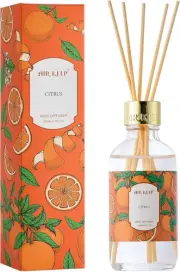 Airkeep Reed Diffuser Oil Set with Sticks,Citrus 6.76Ounce/1pack, Orange