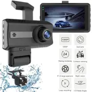 Dash Cam Dual Lens 1080P UHD Recording Car Camera DVR Night Vision 24Hr Monitor
