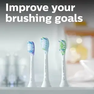 [2美國直購] 牙刷頭 Philips Sonicare Genuine Replacement Toothbrush Heads Variety Pack 3個 White, HX9073/65