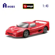 Bburago 1:43 Scale Race & Play Ferrari F50 Red Diecast Model Car