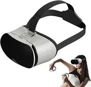 VR Head Set, Small VR Headset for Virtual Reality, Lightweight Cell Phone Virtual Reality Headsets, Wearable VR Set for Mobile Games & Movies
